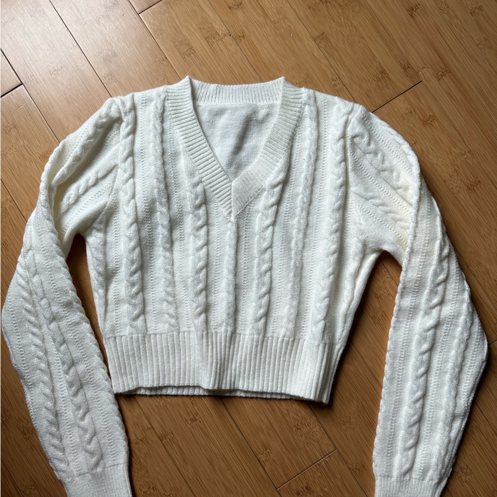 Crop sweater